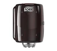 Tork Distributeur à Dévidage Central rouge et noir M2, Utilisation d'une seule main, Gamme Performance, 659008