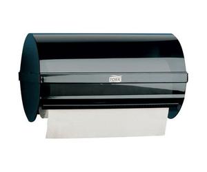 TORK Distributeur de papier nettoyant en petit rouleau, noir