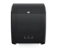 Tork Distributeur de Rouleaux d'essuie-Mains mécanique H80, Distributeur de Serviettes en Papier 772828, Durable, hygiénique, Distributeur Unique à la Fois, Noir