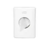 Tork Distributeur de sachets pour serviettes hygiéniques blanc B5, Elevation, 1 pièce, 14 x 3.6 x 10 cm, 566000