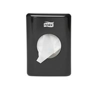 Tork Distributeur de sachets pour serviettes hygiéniques Elevation noir B5 14×3,6×10 cm
