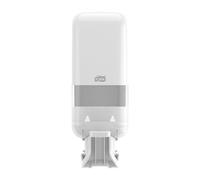 Tork Distributeur de Savon et de désinfectant avec Levier coude Blanc S4, consommables Mousse, Liquide et Gel, Gamme Elevation, 564100