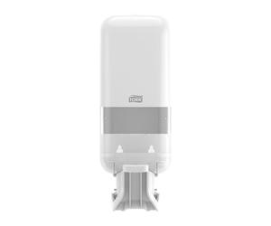 Tork Distributeur de Savon et de désinfectant avec Levier coude Blanc S4, consommables Mousse, Liquide et Gel, Gamme Elevation, 564100, Lot de 6