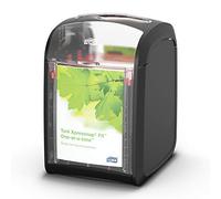 Tork Distributeur de Serviettes de Table Xpressnap Fit - 272900 - Distributeur N14 Destiné aux Restaurants - Distribution Feuille-à-Feuille Usage Unique, Noir (Quantité de 4)