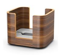 Tork Distributeur de table pour serviettes enchevêtrées Xpressnap Snack, système N10 / Petit format - Bois, 273003, Marron