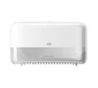 Tork Distributeur murale pour papier toilette rouleau mid-size sans mandrin blanc T7, gamme Elevation, 558040