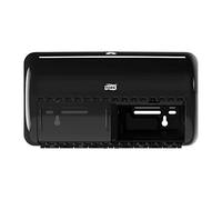 Tork Distributeur murale pour Papier Toilette Rouleau noir T4, compact, gamme Elevation, 557008
