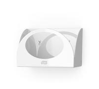 Tork Distributeur pour chiffons pliés petits paquets blanc W8, fixation murale, gamme Performance, 655100 (x4)
