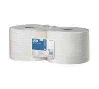 Tork Papier d'essuyage Basic Rouleau blanc W1 multi-usages - 129237 - Bobine de 510 m