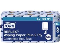 TORK Lingettes en papier multi-usages reflex ® bleues M4 473391