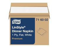 Tork LinStyle 716002 Lot de 1000 serviettes de table Blanc