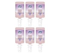 Tork Luxury 400032 Lot de 6 savons liquides pour lavage des mains S4, parfumé, 6 x 1 l, 400032 (anciennement 400012)
