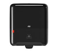 Tork Matic, Distributeur murale pour rouleau d'essuie-mains noir H1, distribution feuille à feuille, gamme Elevation, 551008