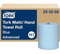 Tork Matic Essuie-mains bleus H1, 290068 | Advanced, 6 rouleaux x 150 m