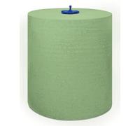 Tork Matic Essuie-mains Rouleaux en papier vert Advanced 290076 - Papier d'essuyage pour Distributeurs H1 - Absorbant et indéchirable, 2 plis, vert - Longueur 150 m, Lot de 6