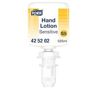 Tork Mini lotion hydratante pour les mains peaux sensibles S5, lotion non parfumée, 8 x 525 ml, 425202