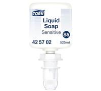 Tork Mini savon liquide pour les mains peaux sensibles S5, hypoallergénique, 1 x 525 ml, 425702