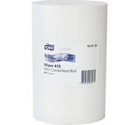TORK Lot de 11 Bobines papier d'essuyage Plus Mini à dévidage central M1 75m Format 21,5 x 35 cm blanc