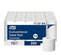 Tork Papier Hygiénique Soft Small Roll White T4, universel, 2 Plis, 70 × 250 Feuilles, 110794