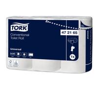 Tork Papier toilette double épaisseur Universal blanc - 472165 - Lot de 6 rouleaux de 200 feuilles