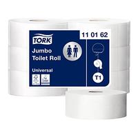 Tork Papier Toilette Jumbo blanc T1, Universal, 1 pli, 6 x 500 m, 110162 | Universal, 1 pli