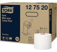 Tork - Papier toilette Mid -Size T6 Premium 2LGS 127520 | Pack de 27 rouleaux
