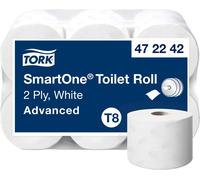 Tork Papier toilette SmartOne 472242 2 plis blanc 6 Ro/Pack
