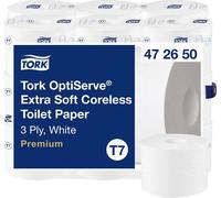 TORK Papier toilette T7-System Hülsenloses Toilettenpapier 3-lag T7 472650 Nombre de couches: 3 couches 18 pc(s)