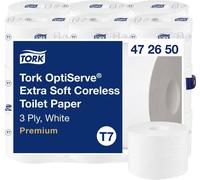 TORK Papier toilette T7-System Hülsenloses Toilettenpapier 3-lag T7 472650 Nombre de couches: 3 couches 18 pc(s)