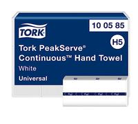 Tork PeakServe Essuie-mains continus blancs H5, Universal, comprimés, 12 x 410 feuilles, 100585, Grand