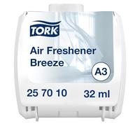Tork Recharge pour désodorisant en continu Brise A3, neutralisateur d'odeurs, 1 consommables, 257010