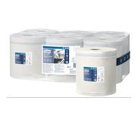 Tork Reflex Essuie-mains papier d'essuyage 1 pli recyclé pour distributeur central - 473242 - Lot de 6 bobines 300 m