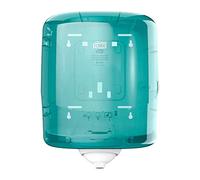 Tork Reflex Unique Feuille Turquoise Distributeur à Dévidage Central 473180 Blanc/Turquoise