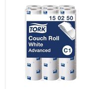 Tork Rouleau Draps d’examen pré-découpé blanc C1, Advanced, 2 plis, 9 x 54,45 m, 150250