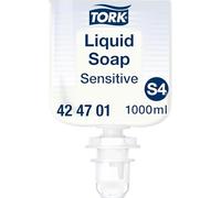 Tork Savon liquide Mains, 424701 | Peaux sensibles S4, testé dermatologiquement, 1000 ml