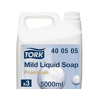 Tork Savon liquide Mains - Senteur douce, testé dermatologiquement, 3 x 5000 ml, 400505