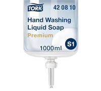 Tork Savon liquide pour les mains S1/S11, extra hygiénique, qualité Premium, 1 x 1000 ml, 420810