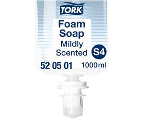 Tork Savon mousse pour les mains senteur douce - 520501 - Recharge pour distributeur S4 - 1 L