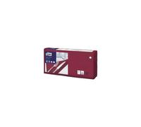 Tork serviette 477411 33x33cm 3 pcs. 1/4 fold bordeaux 150 pcs/pack.