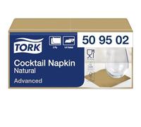 Tork Serviette Cocktail, Naturelle Imprimé Écologique, 200 serviettes, 509502