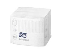 Tork Serviettes de Table Blanches Xpressnap Fit - 15830 - Recharge pour Distributeur de Serviettes N14, Qualité Advanced - 2 plis, Blanc - 6 x 720 (4320) Feuilles