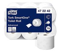 Tork SmartOne Papier toilette rouleau blanc T8, Advanced, 2 plis, 6 x 1 150 feuilles, 472242