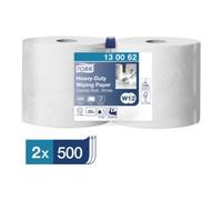 Tork Papier d'essuyage W1/2 ultra-résistant blanc multi-usages 2 x 500 feuilles
