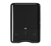 Tork Xpress, Distributeur murale pour essuie-mains pliés en V noir H3, gamme Elevation, 553008