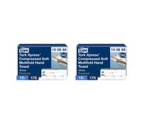 Tork Xpress Essuie-mains 2 plis H2 pliage en M - 100888 - 1 lot de 12 paquets acheté le 2nd lot à -50%
