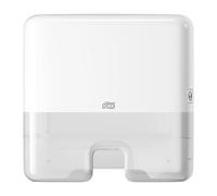 Tork Xpress, Mini distributeur murale pour essuie-mains interfoliés blanc H2, distribution feuille à feuille, gamme Elevation, 552100