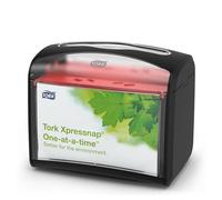 Tork Xpressnap 272611 Distributeur de table Noir N4 Ligne Signature 15,5 cm × 20,1 cm × 15,0 cm