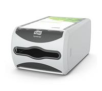 Tork Xpressnap Distributeur de Serviettes de comptoir gris clair N4, gamme Signature, 14,5 cm x 19,1 cm x 30,7 cm, 272513