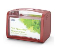 Tork Distributeur de serviettes de table Xpressnap N4 rouge Signature line 1 pièce