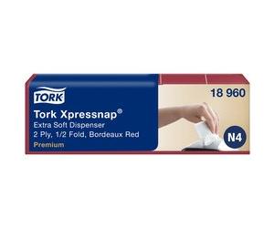 TORK Xpressnap Serviette, 213 x 165 mm, bordeaux